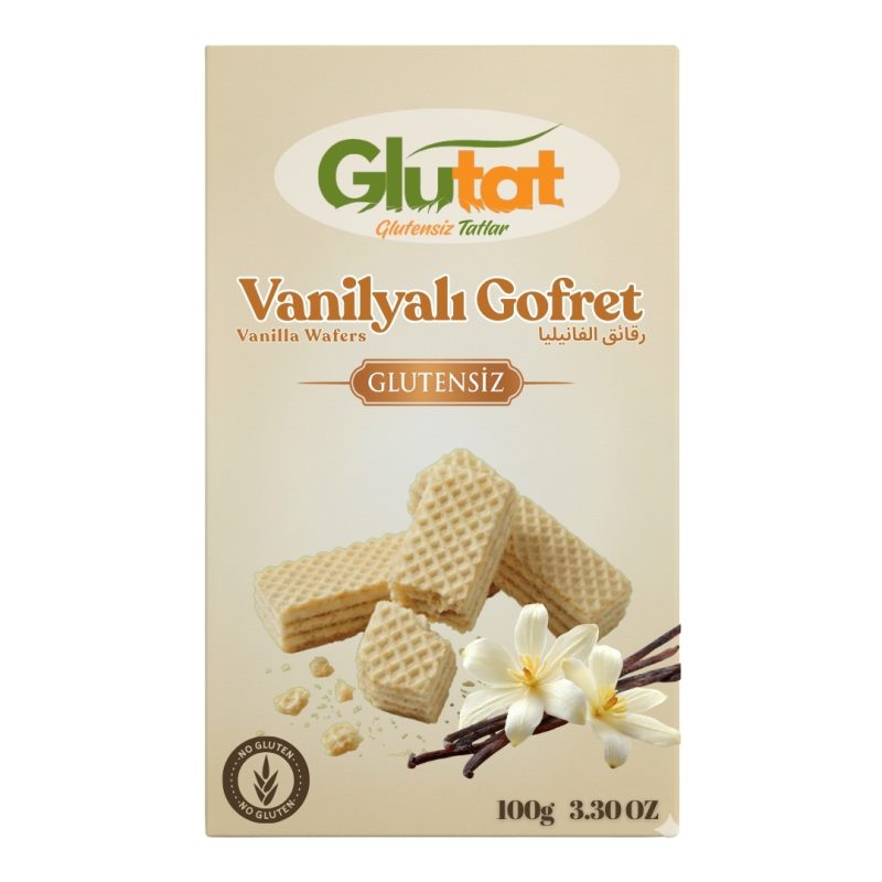 glutensiz vanilyalı gofret glutat
